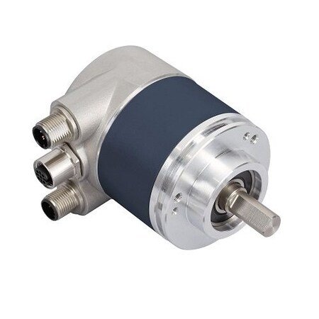 Bei Sensors Encoders Profinet, 10 Mm Shaft, M12 Connector And Flange Mount, 14 Bits Of Turns X 13 Bits/Turn MHM5-EIB1B-1413-C100-PRM